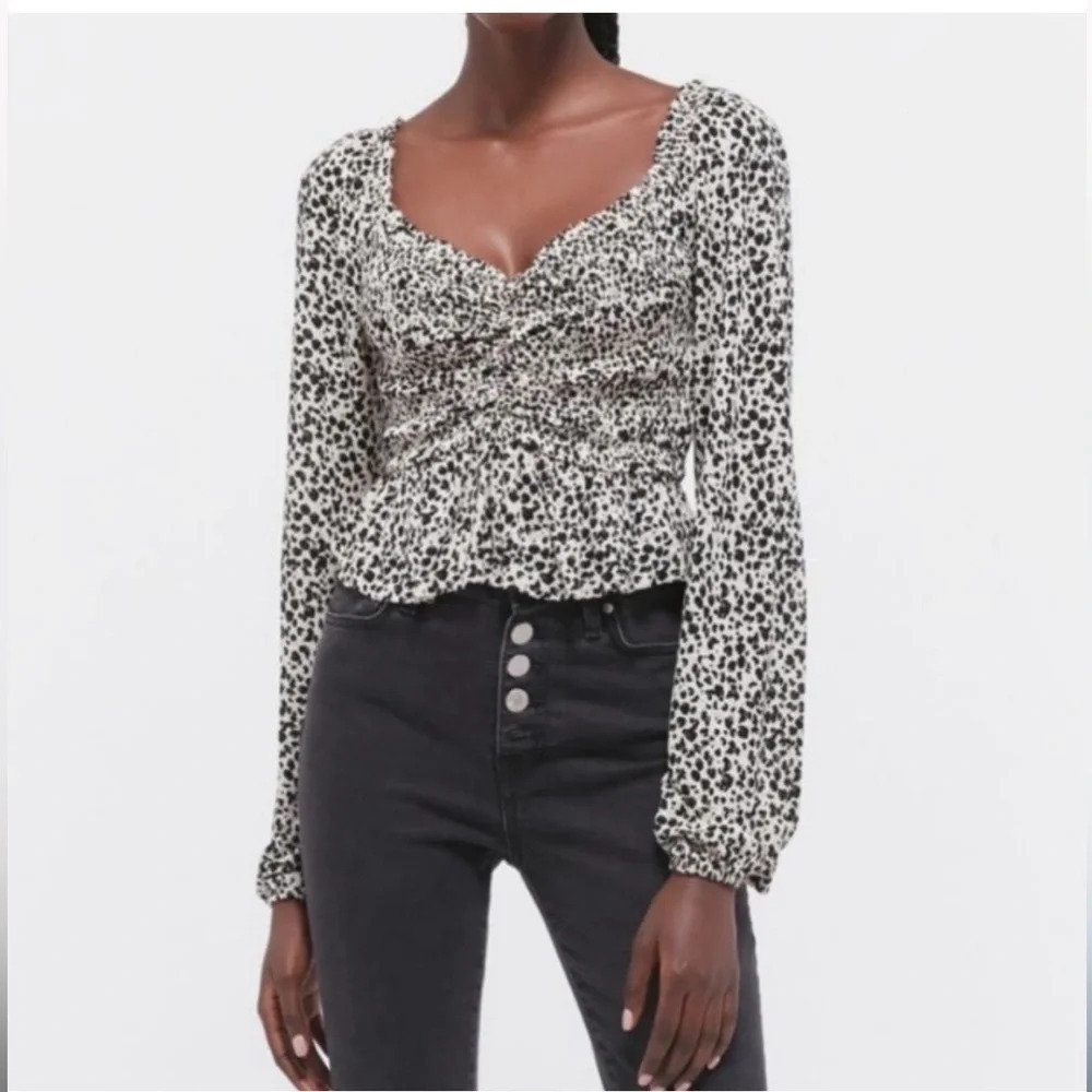 Urban Outfitters Ruched Blouse